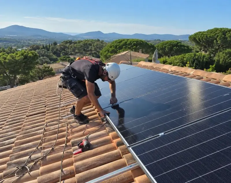 Installateur panneaux solaires Venasque — pose photovoltaïque sur toiture