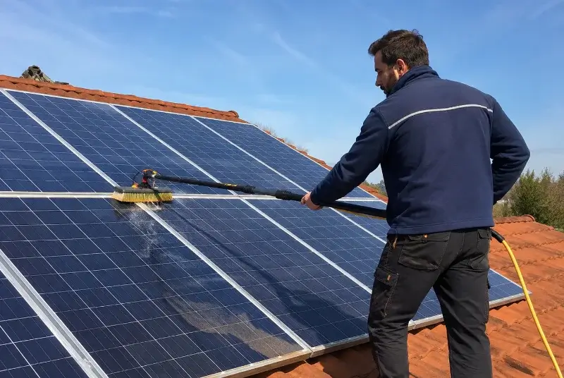 Nettoyage et entretien de panneaux solaires à Venasque