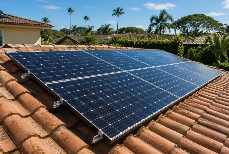 Installation de panneaux solaires à Venasque